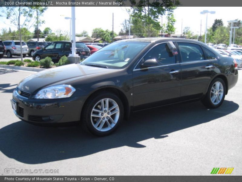 Mocha Bronze Metallic / Neutral Beige 2008 Chevrolet Impala LTZ