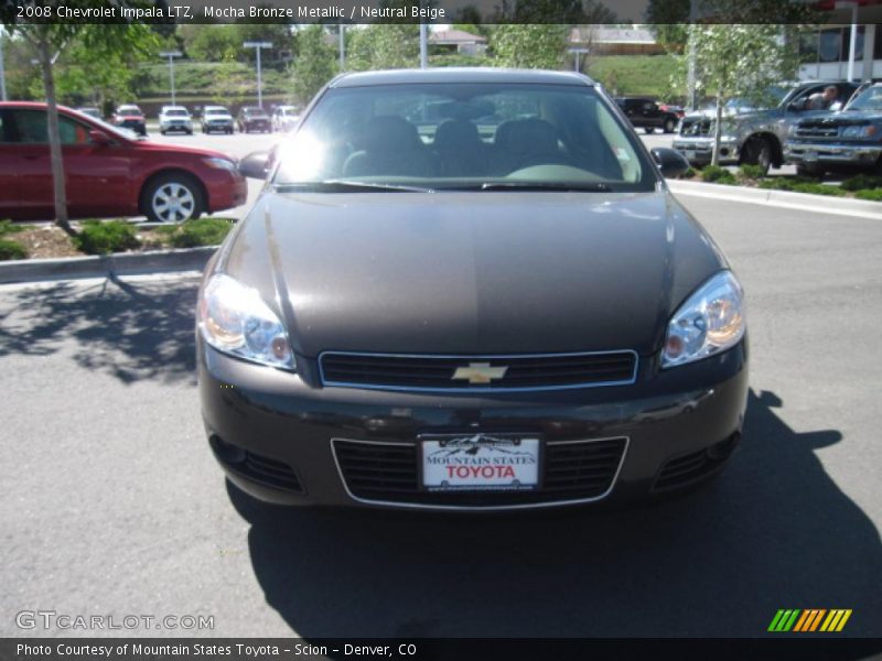 Mocha Bronze Metallic / Neutral Beige 2008 Chevrolet Impala LTZ