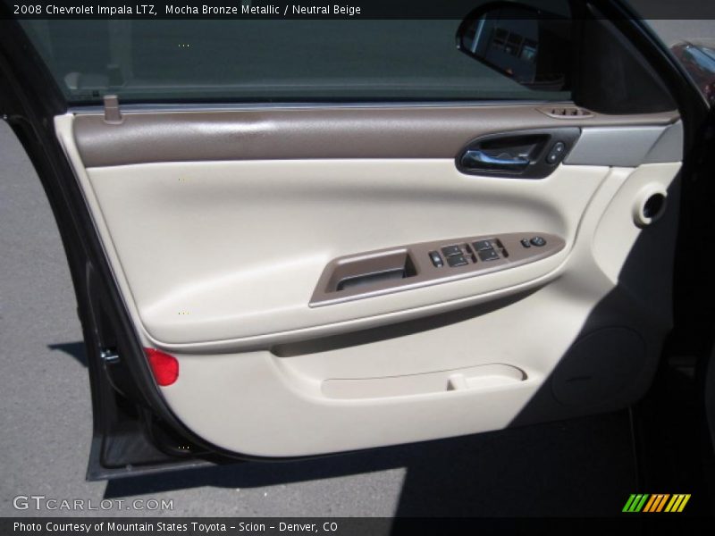 Mocha Bronze Metallic / Neutral Beige 2008 Chevrolet Impala LTZ