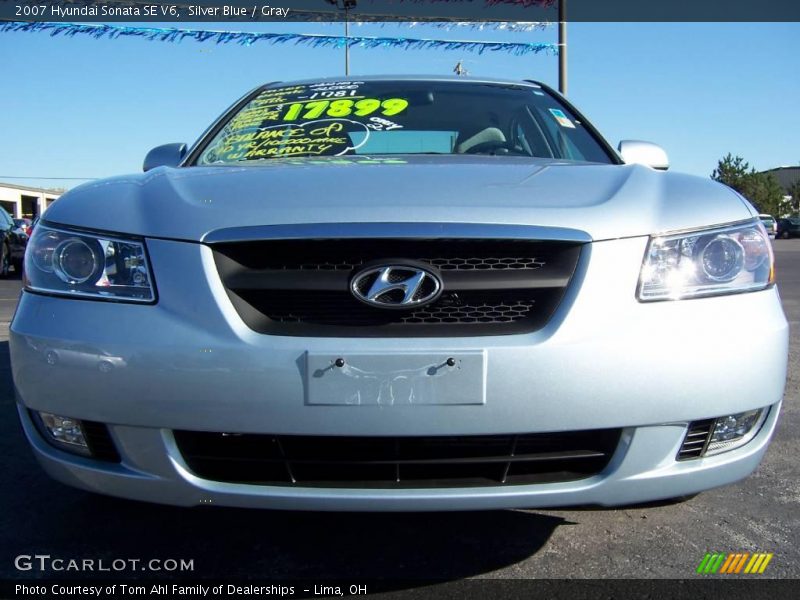 Silver Blue / Gray 2007 Hyundai Sonata SE V6