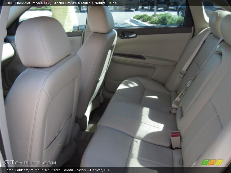 Mocha Bronze Metallic / Neutral Beige 2008 Chevrolet Impala LTZ