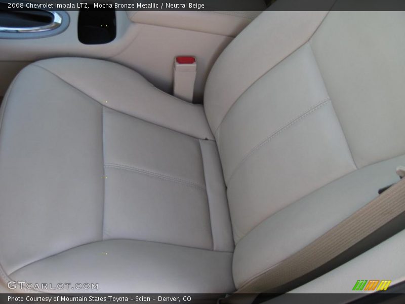 Mocha Bronze Metallic / Neutral Beige 2008 Chevrolet Impala LTZ