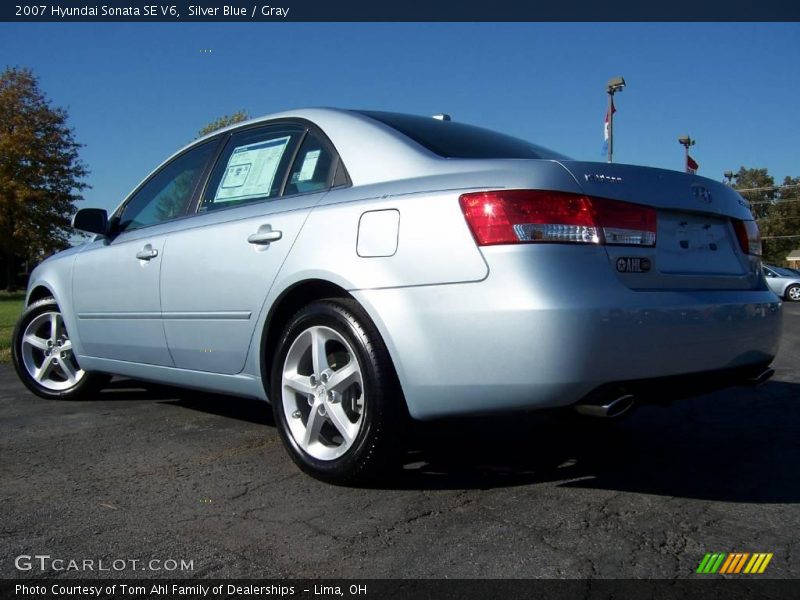 Silver Blue / Gray 2007 Hyundai Sonata SE V6