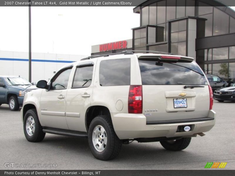 Gold Mist Metallic / Light Cashmere/Ebony 2007 Chevrolet Tahoe LT 4x4