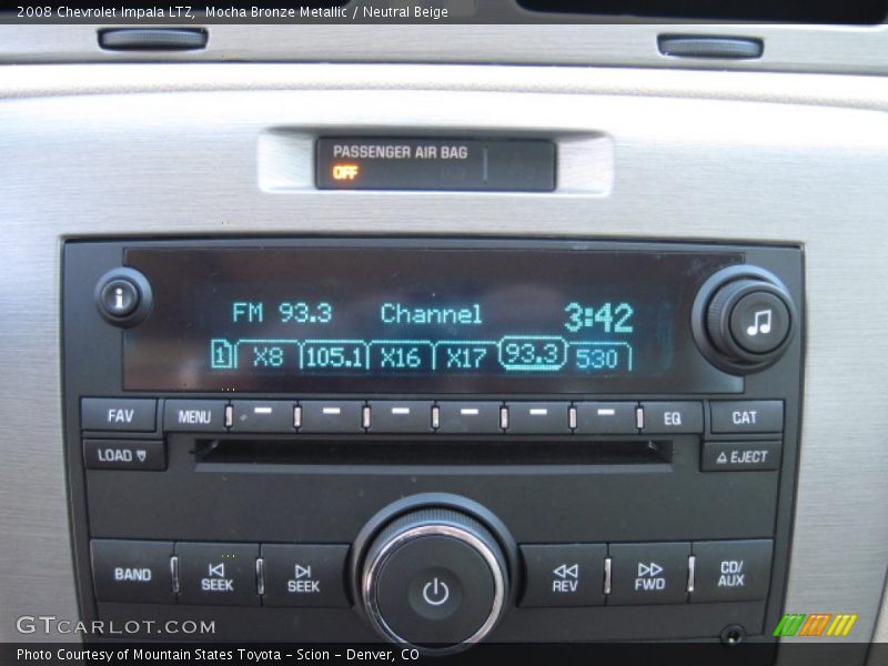 Mocha Bronze Metallic / Neutral Beige 2008 Chevrolet Impala LTZ