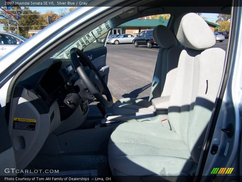 Silver Blue / Gray 2007 Hyundai Sonata SE V6
