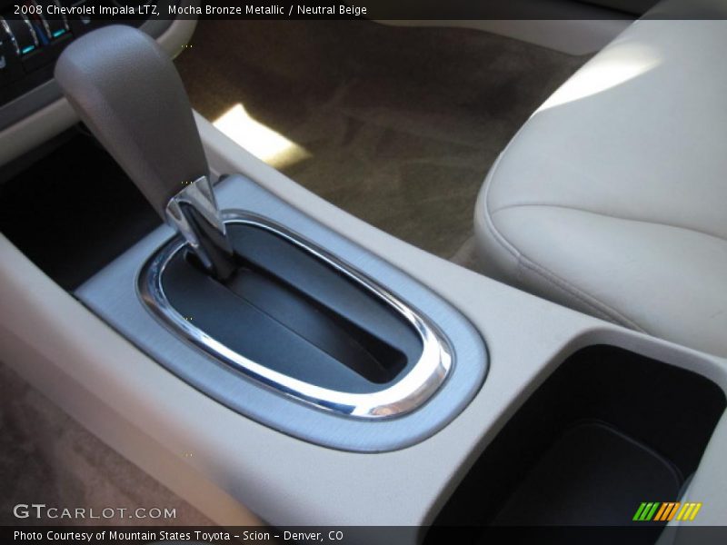 Mocha Bronze Metallic / Neutral Beige 2008 Chevrolet Impala LTZ