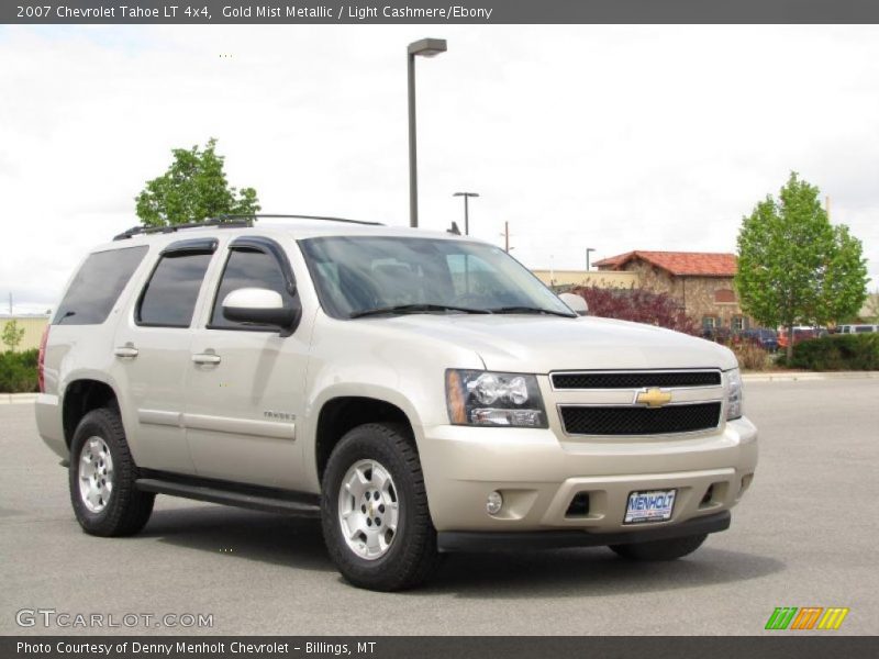 Gold Mist Metallic / Light Cashmere/Ebony 2007 Chevrolet Tahoe LT 4x4
