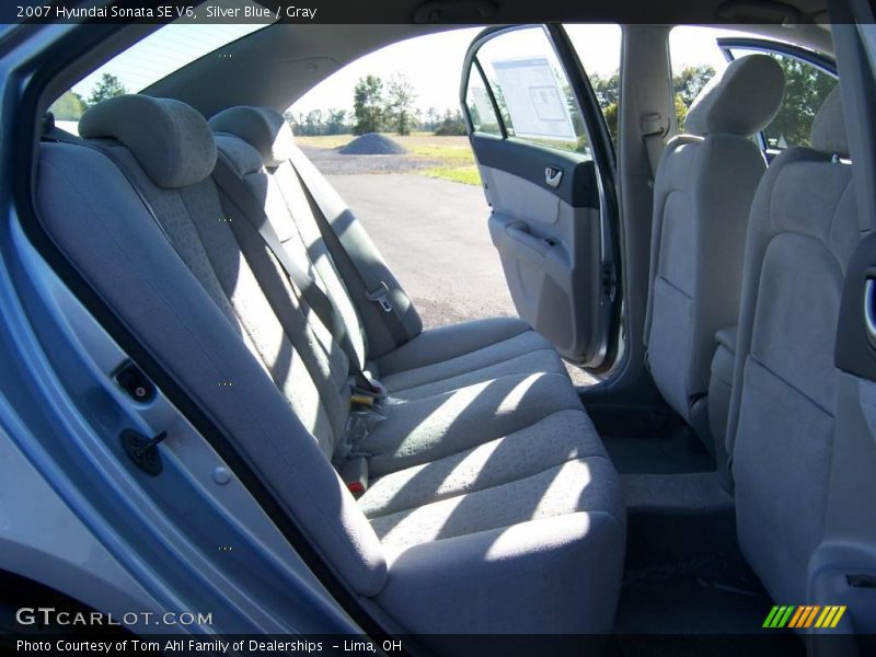 Silver Blue / Gray 2007 Hyundai Sonata SE V6
