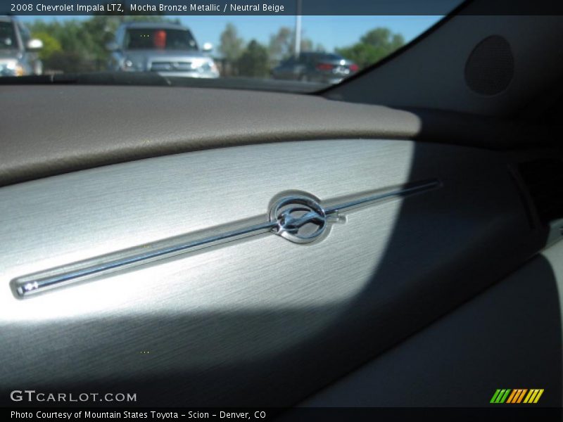 Mocha Bronze Metallic / Neutral Beige 2008 Chevrolet Impala LTZ