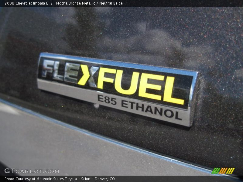 Mocha Bronze Metallic / Neutral Beige 2008 Chevrolet Impala LTZ