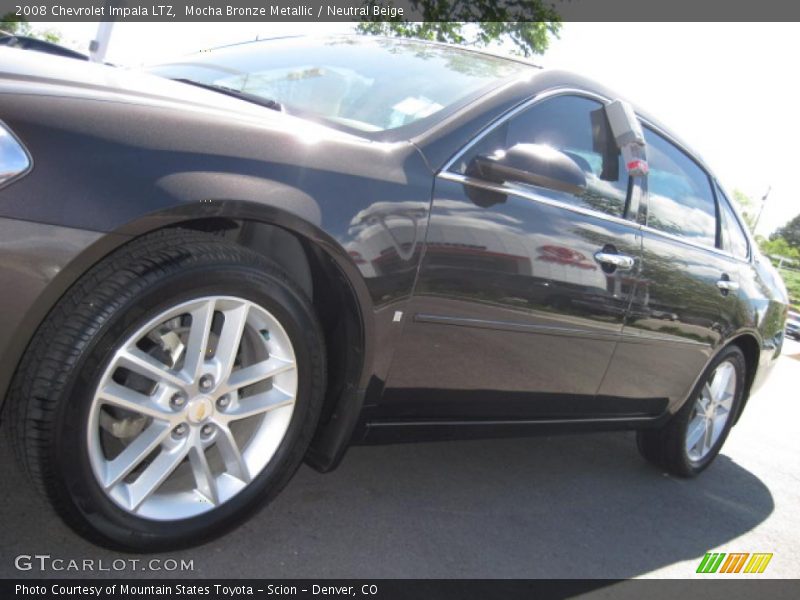 Mocha Bronze Metallic / Neutral Beige 2008 Chevrolet Impala LTZ
