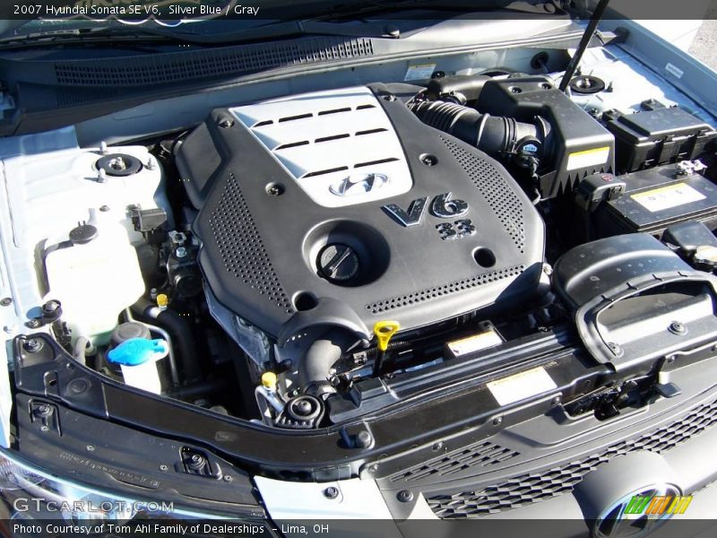 Silver Blue / Gray 2007 Hyundai Sonata SE V6