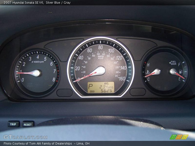 Silver Blue / Gray 2007 Hyundai Sonata SE V6