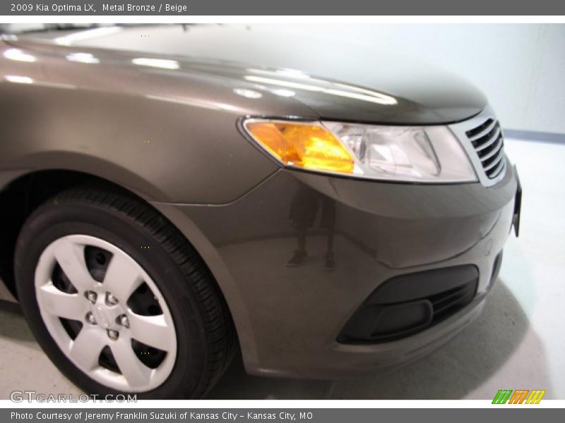Metal Bronze / Beige 2009 Kia Optima LX