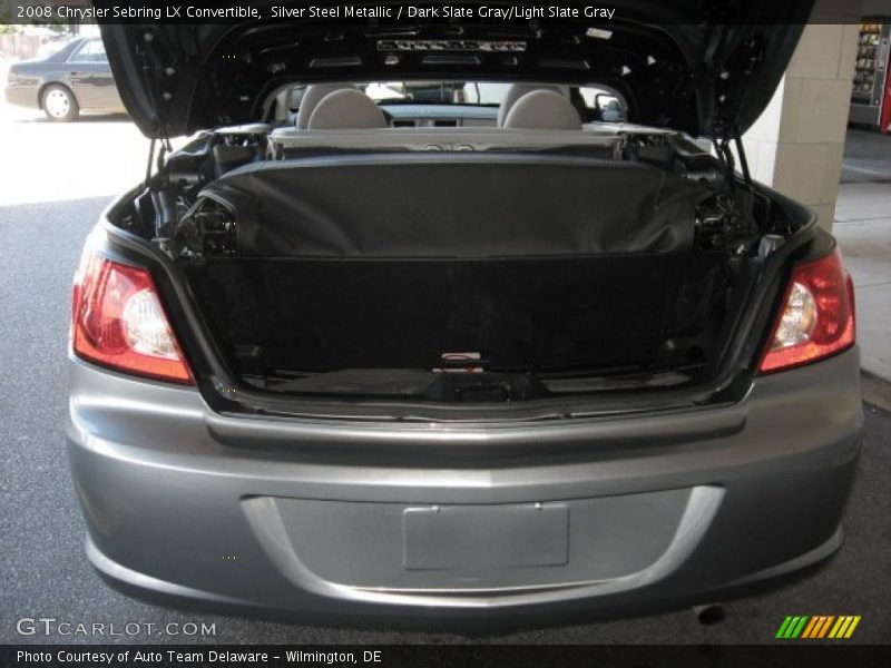 Silver Steel Metallic / Dark Slate Gray/Light Slate Gray 2008 Chrysler Sebring LX Convertible