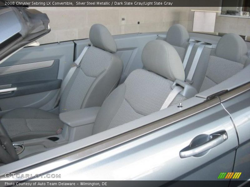 Silver Steel Metallic / Dark Slate Gray/Light Slate Gray 2008 Chrysler Sebring LX Convertible