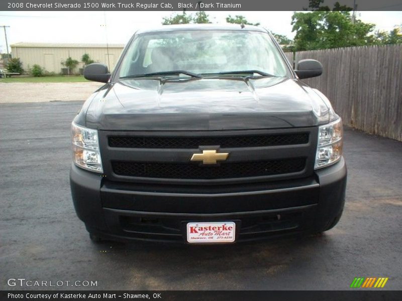 Black / Dark Titanium 2008 Chevrolet Silverado 1500 Work Truck Regular Cab