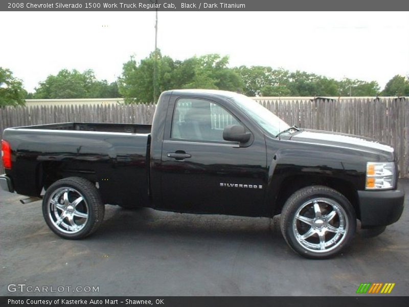 Black / Dark Titanium 2008 Chevrolet Silverado 1500 Work Truck Regular Cab