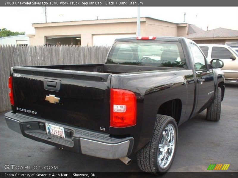 Black / Dark Titanium 2008 Chevrolet Silverado 1500 Work Truck Regular Cab