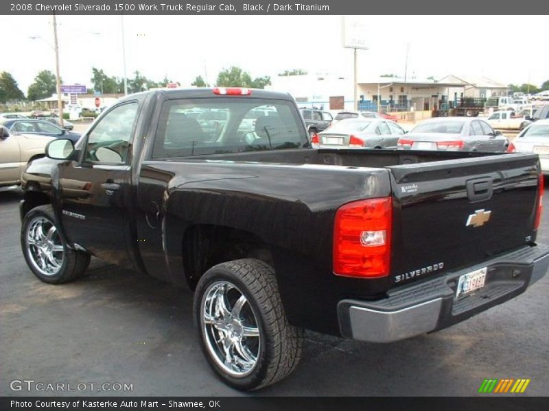 Black / Dark Titanium 2008 Chevrolet Silverado 1500 Work Truck Regular Cab