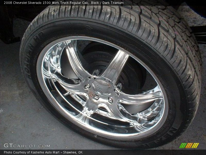 Black / Dark Titanium 2008 Chevrolet Silverado 1500 Work Truck Regular Cab