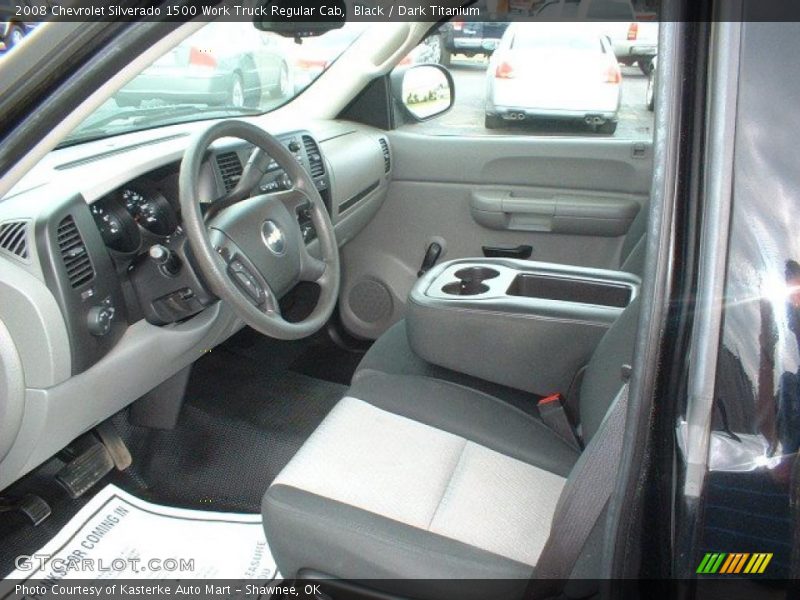 Black / Dark Titanium 2008 Chevrolet Silverado 1500 Work Truck Regular Cab