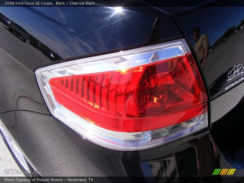 Black / Charcoal Black 2008 Ford Focus SE Coupe