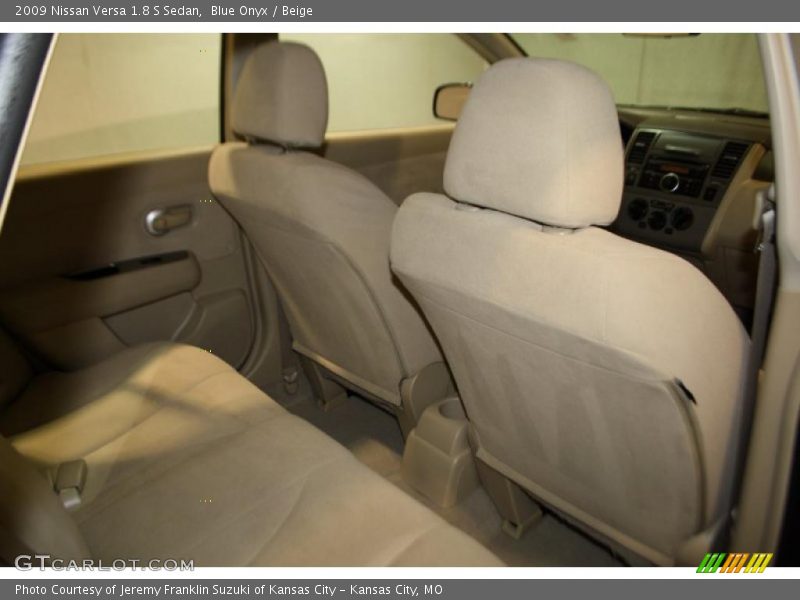Blue Onyx / Beige 2009 Nissan Versa 1.8 S Sedan