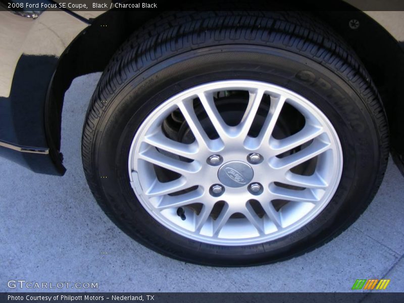 Black / Charcoal Black 2008 Ford Focus SE Coupe