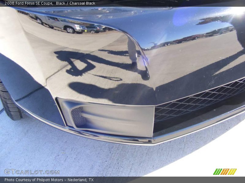Black / Charcoal Black 2008 Ford Focus SE Coupe