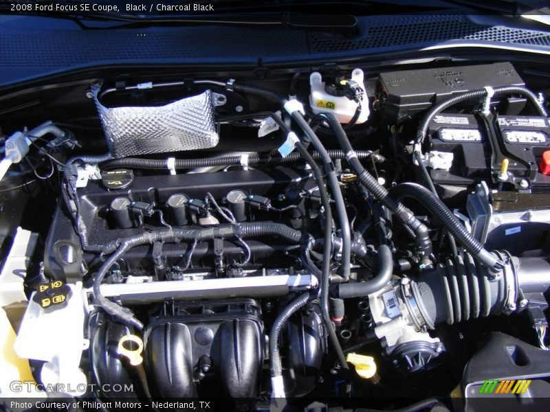 Black / Charcoal Black 2008 Ford Focus SE Coupe