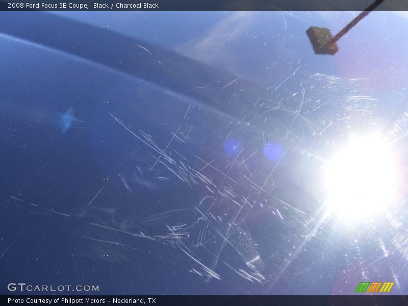 Black / Charcoal Black 2008 Ford Focus SE Coupe