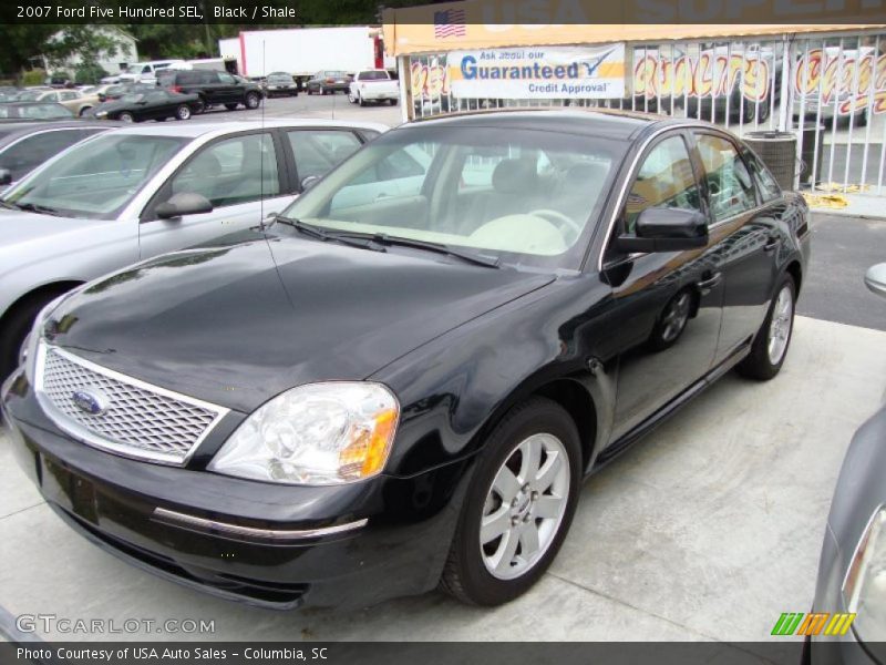 Black / Shale 2007 Ford Five Hundred SEL