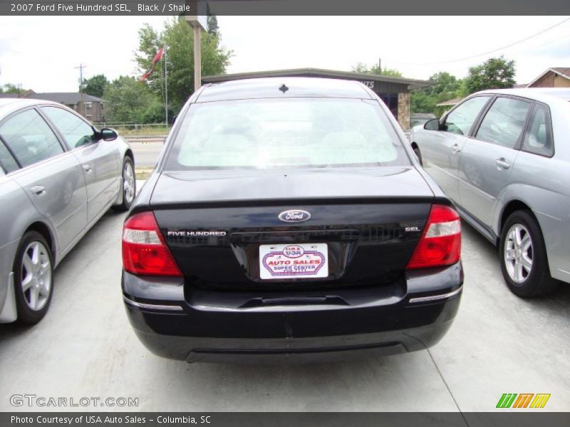 Black / Shale 2007 Ford Five Hundred SEL
