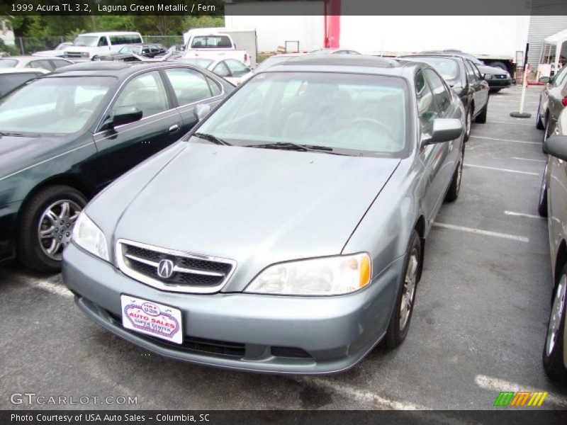 Laguna Green Metallic / Fern 1999 Acura TL 3.2