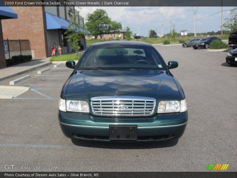 Tropic Green Metallic / Dark Charcoal 2000 Ford Crown Victoria Sedan