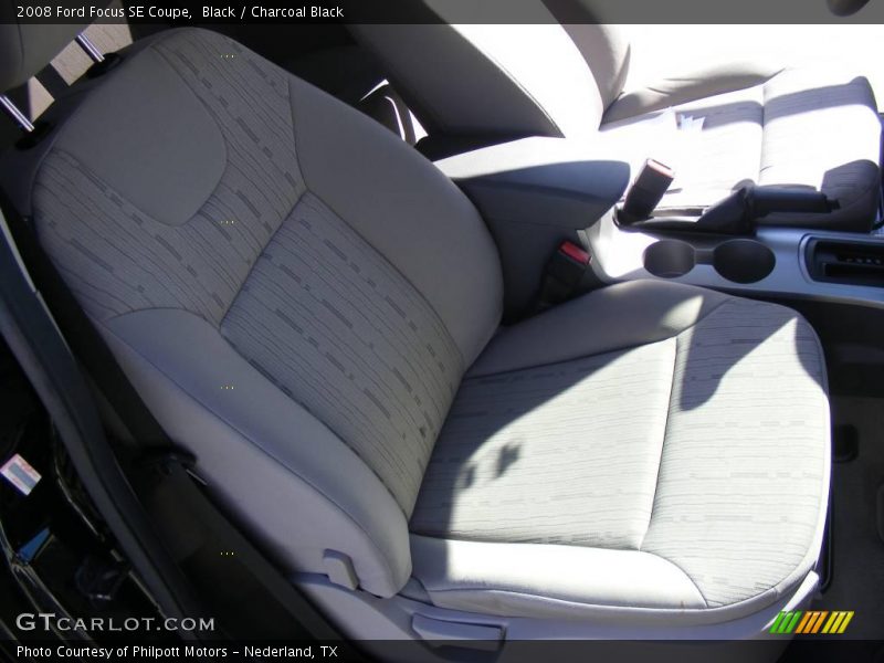 Black / Charcoal Black 2008 Ford Focus SE Coupe