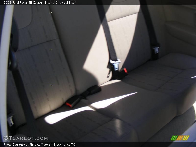 Black / Charcoal Black 2008 Ford Focus SE Coupe