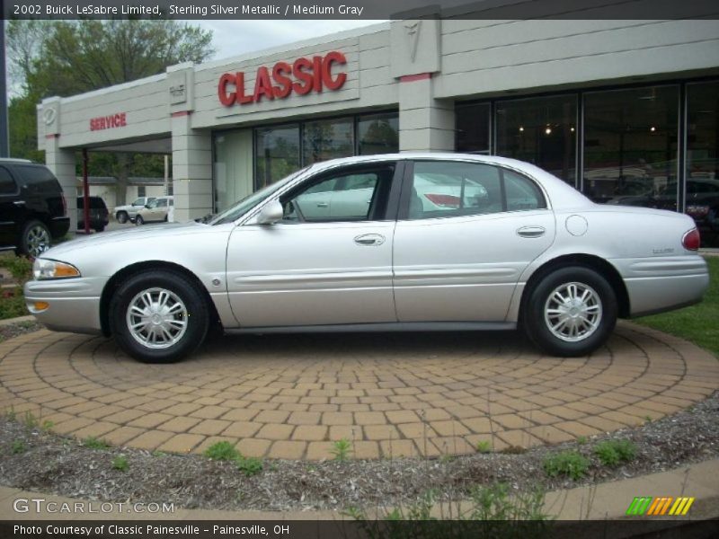 Sterling Silver Metallic / Medium Gray 2002 Buick LeSabre Limited