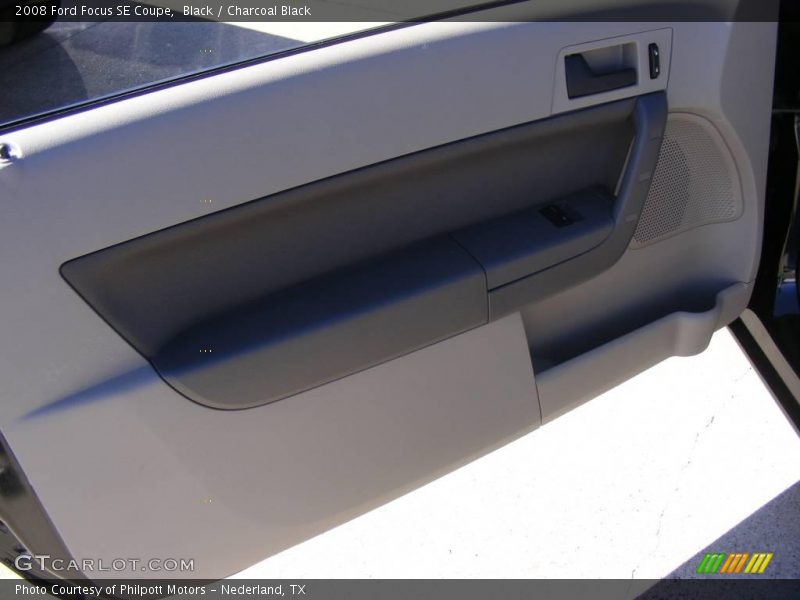 Black / Charcoal Black 2008 Ford Focus SE Coupe