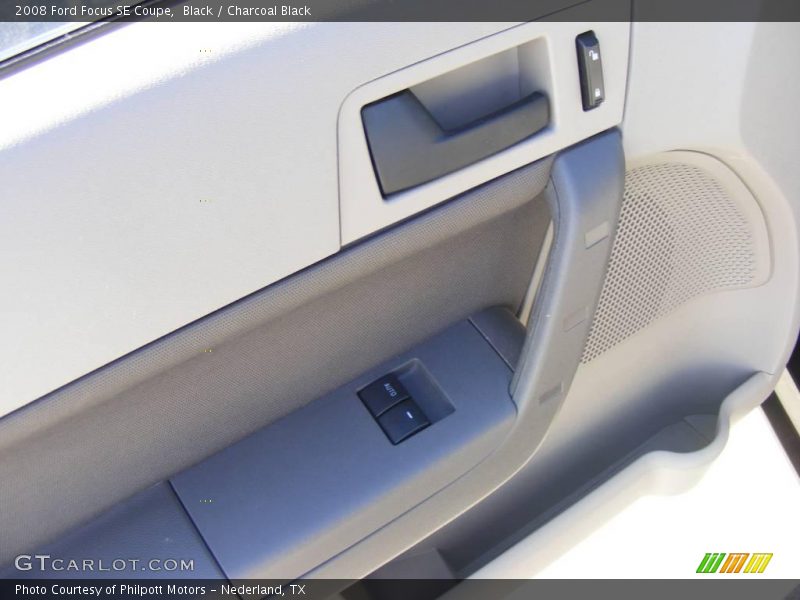 Black / Charcoal Black 2008 Ford Focus SE Coupe