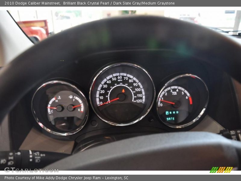 Brilliant Black Crystal Pearl / Dark Slate Gray/Medium Graystone 2010 Dodge Caliber Mainstreet