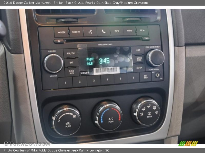 Brilliant Black Crystal Pearl / Dark Slate Gray/Medium Graystone 2010 Dodge Caliber Mainstreet