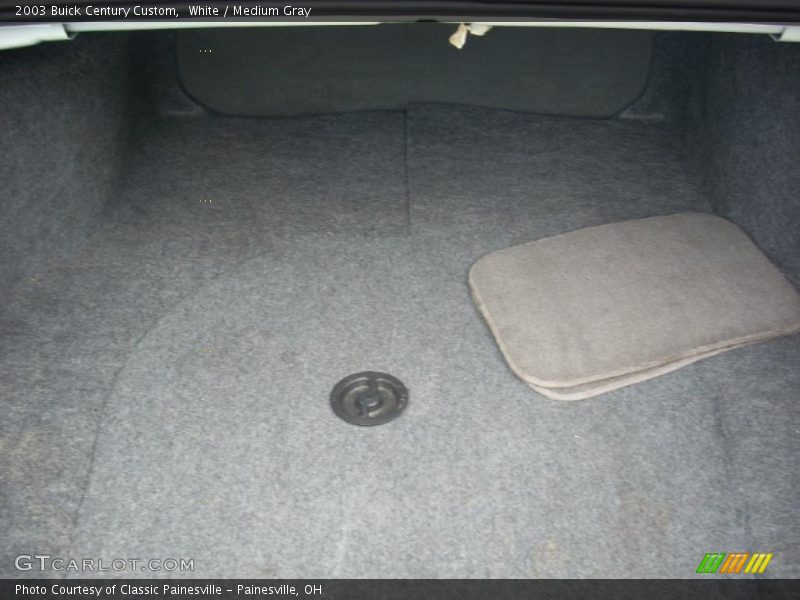 White / Medium Gray 2003 Buick Century Custom