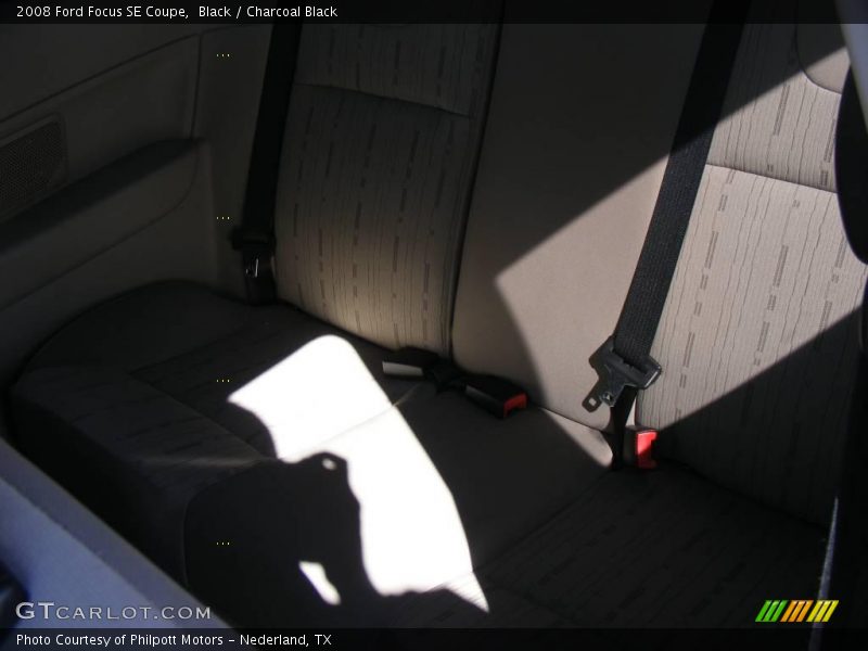 Black / Charcoal Black 2008 Ford Focus SE Coupe