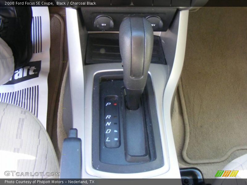 Black / Charcoal Black 2008 Ford Focus SE Coupe