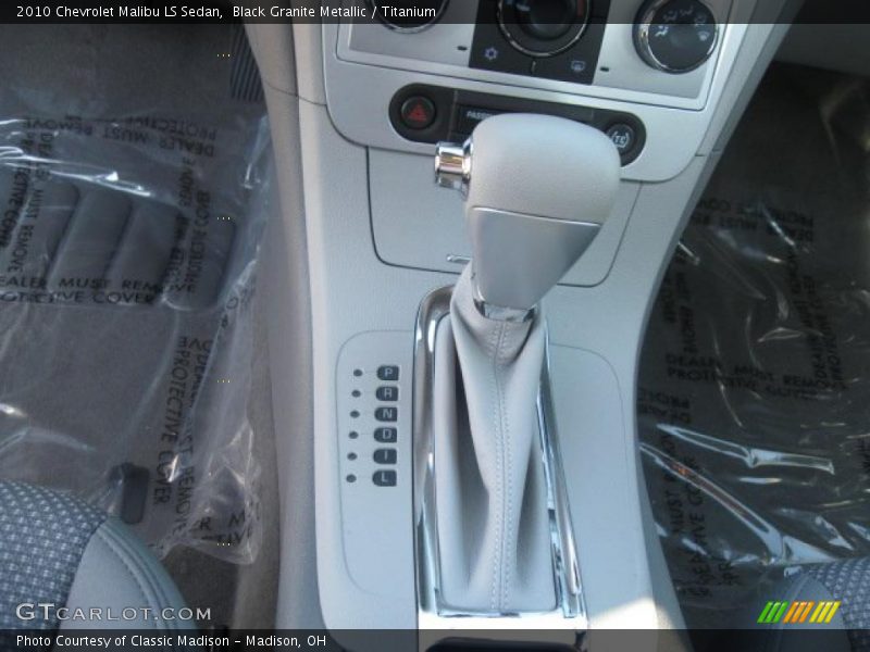 Black Granite Metallic / Titanium 2010 Chevrolet Malibu LS Sedan