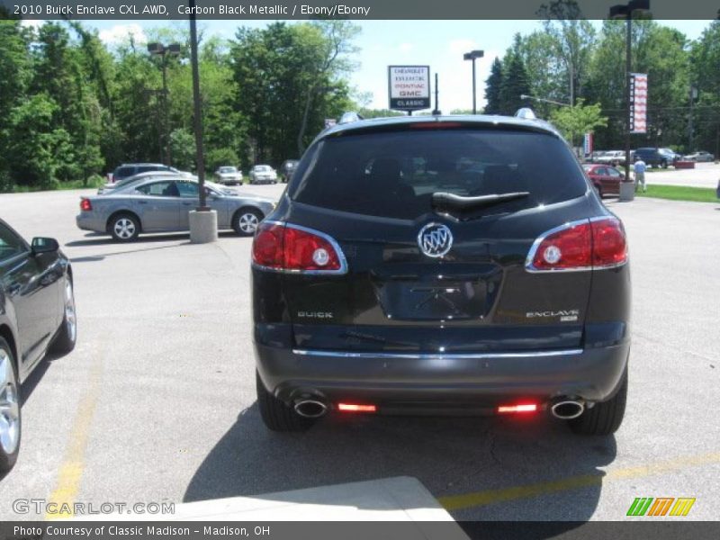 Carbon Black Metallic / Ebony/Ebony 2010 Buick Enclave CXL AWD