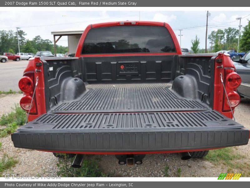 Flame Red / Medium Slate Gray 2007 Dodge Ram 1500 SLT Quad Cab